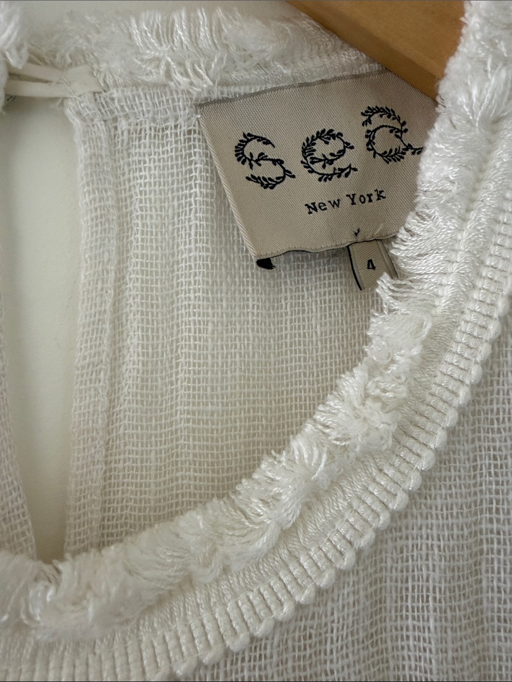 Sea New York White Lace-Trim Midi Dress - Picture 3 of 7